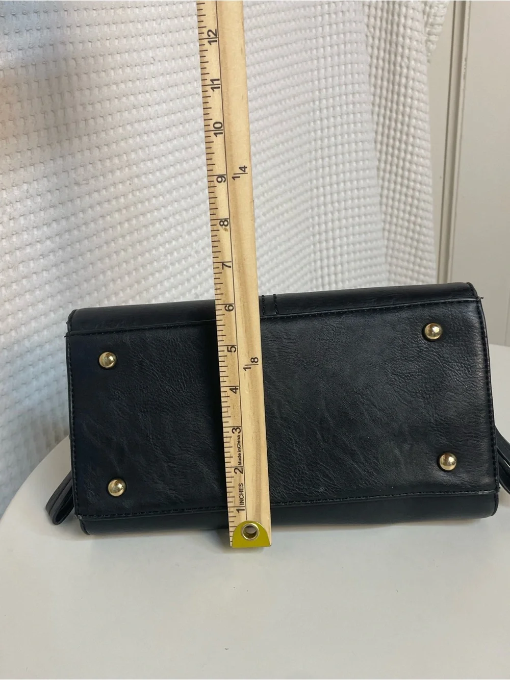 Simply Noelle Top-Handle Satchel Handbag Purse with Gold Hardware